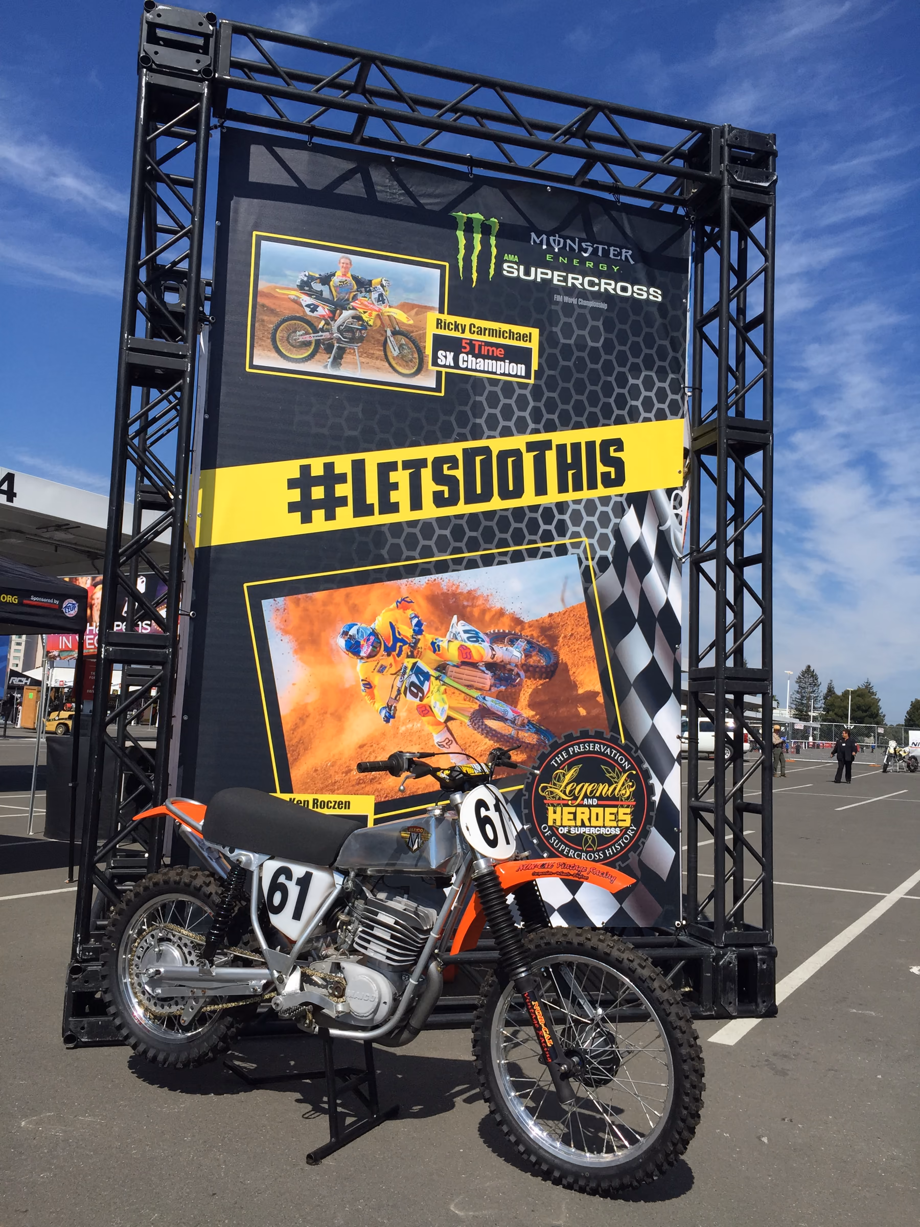 Nor-Cal Vintage Racing bike at the Legends and Heroes Tour